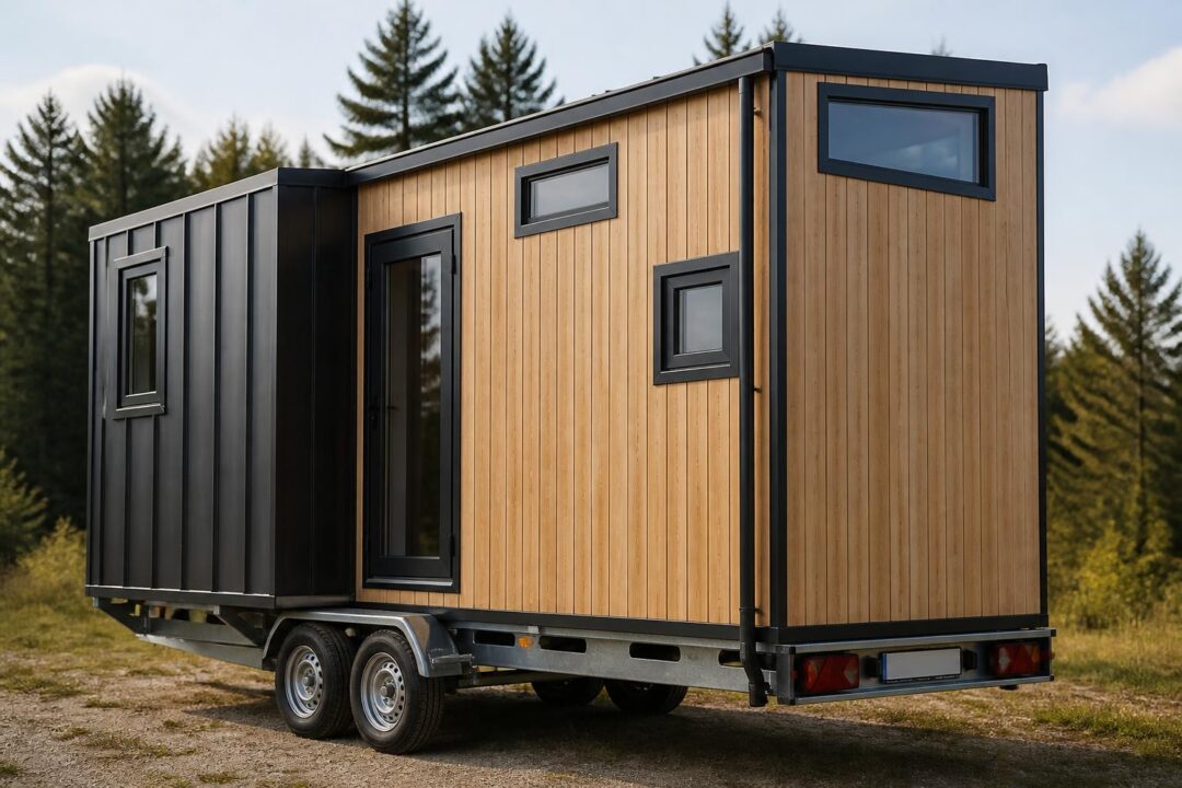 découvrez tout ce qu'il faut savoir sur les tiny houses sur remorque : choix du châssis, avantages du double-essieu, démarches d'immatriculation et estimation des prix.
