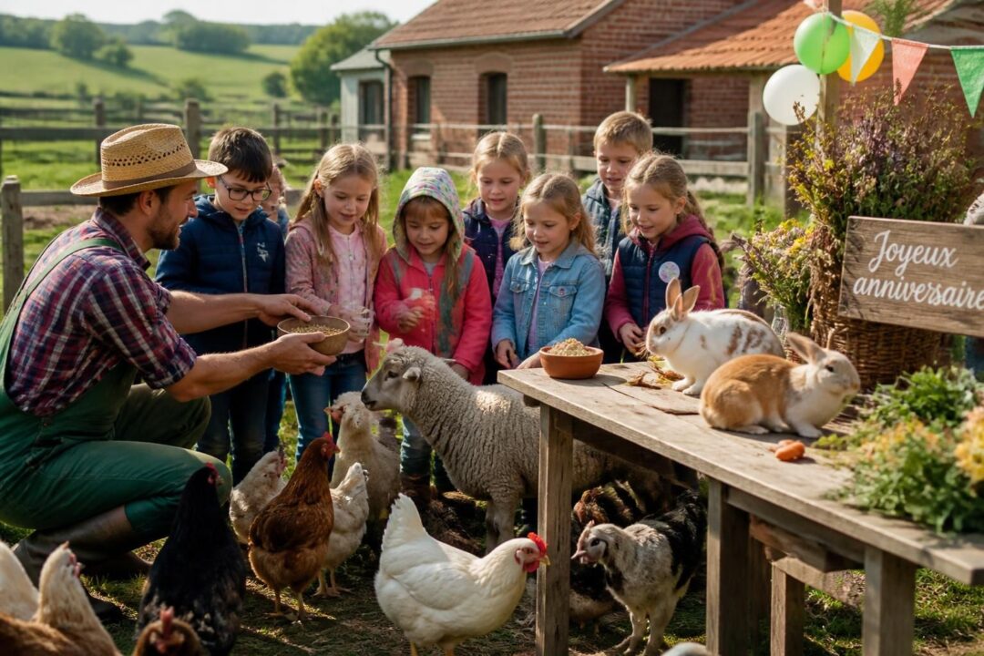 découvrez nos formules d'anniversaire à la ferme pédagogique dans le pas-de-calais, pour une fête originale et conviviale entourée des animaux et de la nature.